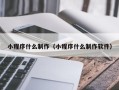 新野小程序什么制作（小程序什么制作软件）
