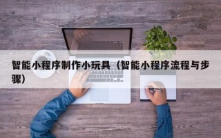 新野智能小程序制作小玩具（智能小程序流程与步骤）